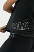 Ženska majica Nebbia  FIT Activewear Functional T-shirt with Short Sleeves black