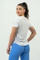 Ženska majica Nebbia  FIT Activewear Functional T-shirt with Short Sleeves white