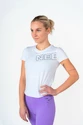 Ženska majica Nebbia  FIT Activewear Functional T-shirt with Short Sleeves white