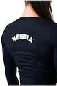 Ženska majica Nebbia Hero Sporty Hero crop top long sleeve black