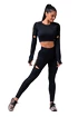 Ženska majica Nebbia Honey Bunny Crop Top 821 black