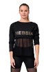 Ženska majica Nebbia Intense Mesh T-shirt 805 black