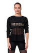 Ženska majica Nebbia Intense Mesh T-shirt 805 black  XS