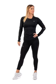 Ženska majica Nebbia Long Sleeve Smart Pocket Sporty Top 418 black