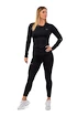 Ženska majica Nebbia  Long Sleeve Smart Pocket Sporty Top 418 black  L