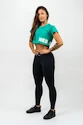 Ženska majica Nebbia POWERHOUSE Oversized Crop Top green