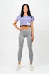 Ženska majica Nebbia POWERHOUSE Oversized Crop Top purple