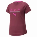 Ženska majica Puma  Run 5K Logo Tee Grape Wine