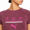 Ženska majica Puma  Run 5K Logo Tee Grape Wine