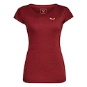 Ženska majica Salewa  Puez melange dry W T-shirt Syrah melange