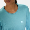 Ženska majica Salomon  Agile LS Tee Crystal Blue