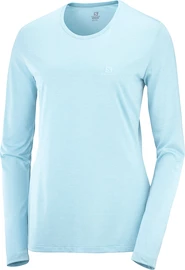 Ženska majica Salomon Agile LS Tee Crystal Blue