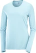 Ženska majica Salomon  Agile LS Tee Crystal Blue  S