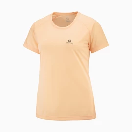 Ženska majica Salomon Cross Rebel SS Tee Apricot Ice