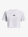 Ženska majica Under Armour  BRANDED LOGO CROP SS-WH