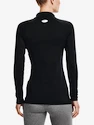 Ženska majica Under Armour ColdGear Authentics Mockneck-BLK