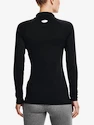 Ženska majica Under Armour ColdGear Authentics Mockneck-BLK