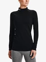 Ženska majica Under Armour ColdGear Authentics Mockneck-BLK