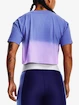 Ženska majica Under Armour  DIP DYE CROP SS-BLU