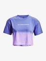 Ženska majica Under Armour  DIP DYE CROP SS-BLU