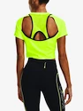 Ženska majica Under Armour  Run Anywhere Crop SS-GRN