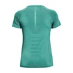 Ženska majica Under Armour  Seamless Run SS-GRN