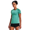 Ženska majica Under Armour  Seamless Run SS-GRN