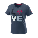 Ženska majica Wilson  Love Earth Tech Tee W China Blue  M