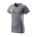 Ženska majica Wilson  Power Seamless Crew Dark Grey  L