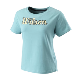 Ženska majica Wilson Script Eco Cotton Tee W Reef