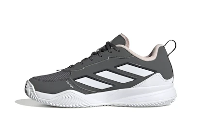 Ženska obutev za tenis adidas  Avaflash Clay Grey Four