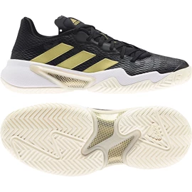 Ženska obutev za tenis adidas Barricade W Core Black/Gold Met/Carbon