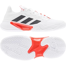 Ženska obutev za tenis adidas Barricade W White/Black/Red