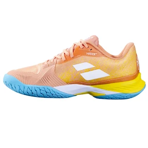 Ženska obutev za tenis Babolat Jet Mach 3 AC Women Coral/Gold Fusion