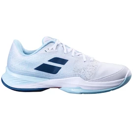 Ženska obutev za tenis Babolat Jet Mach 3 AC Women White/Angel Blue