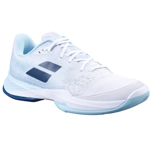 Ženska obutev za tenis Babolat Jet Mach 3 AC Women White/Angel Blue  EUR 39