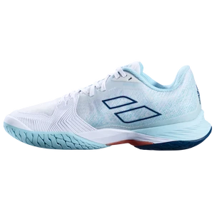 Ženska obutev za tenis Babolat Jet Mach 3 All Court Women White/Angel Blue