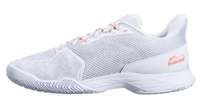 Ženska obutev za tenis Babolat Jet Tere Clay White/Living Coral