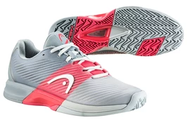 Ženska obutev za tenis Head Revolt Pro 4.0 AC Grey/Coral