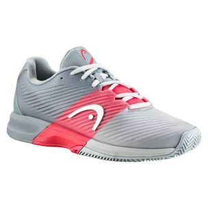 Ženska obutev za tenis Head Revolt Pro 4.0 Clay Grey/Coral