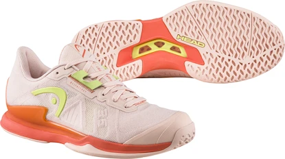 Ženska obutev za tenis Head Sprint Pro 3.5 AC Salmon/Lime