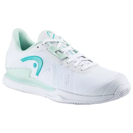 Ženska obutev za tenis Head Sprint Pro 3.5 Clay White/Aqua