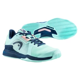 Ženska obutev za tenis Head Sprint Team 3.5 Clay Aqua/Dark Blue