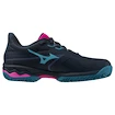 Ženska obutev za tenis Mizuno Wave Exceed Light 2 W Padel Midnight Navy/Fuchsia Purple