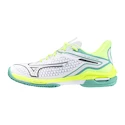 Ženska obutev za tenis Mizuno Wave Exceed Tour 6 CC White/Black/Mizuno Neo Lime