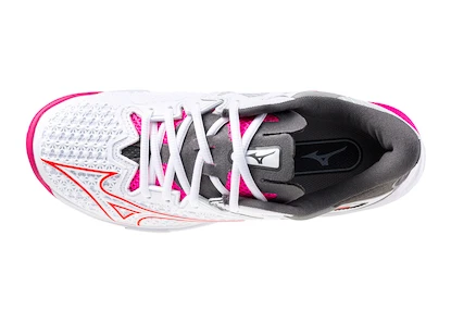 Ženska obutev za tenis Mizuno Wave Exceed TOUR 6 CC White/Radiant Red/Quiet Shade  EUR 40