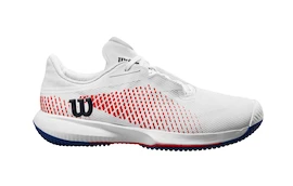 Ženska obutev za tenis Wilson Kaos Swift 1.5 W White/Deja Vu Blue