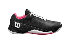 Ženska obutev za tenis Wilson Rush Pro 4.0 W Clay Black/Hot Pink