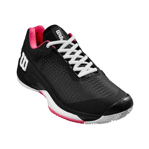 Ženska obutev za tenis Wilson Rush Pro 4.0 W Clay Black/Hot Pink