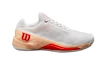 Ženska obutev za tenis Wilson Rush Pro 4.0 W Clay White/Peach Parfait